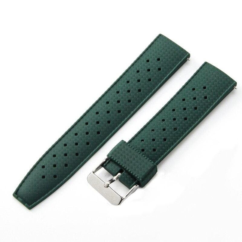 Новый ремешок из тропического каучука для Oris Seiko Citizen, быстросъемный ремешок для часов 18 мм, 20 мм, 22 мм, силиконовый ремешок Tropic, ремешок для умных часов