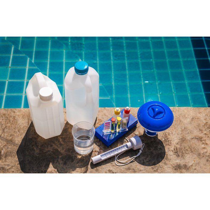 Thermomètre piscine - BSI - Thermomètre 26 cm - Étanche - Flottant ou suspendu - Lecture facile