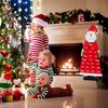 1PC 24 Days For Children Christmas Gift DIY 2024 Christmas Santa Calendar Felt Wall Hanging