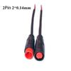 Optional Cable Ebike Accessories Waterproof Connector Display Pin 2/3/4/5/6Pin Cable Base Connector