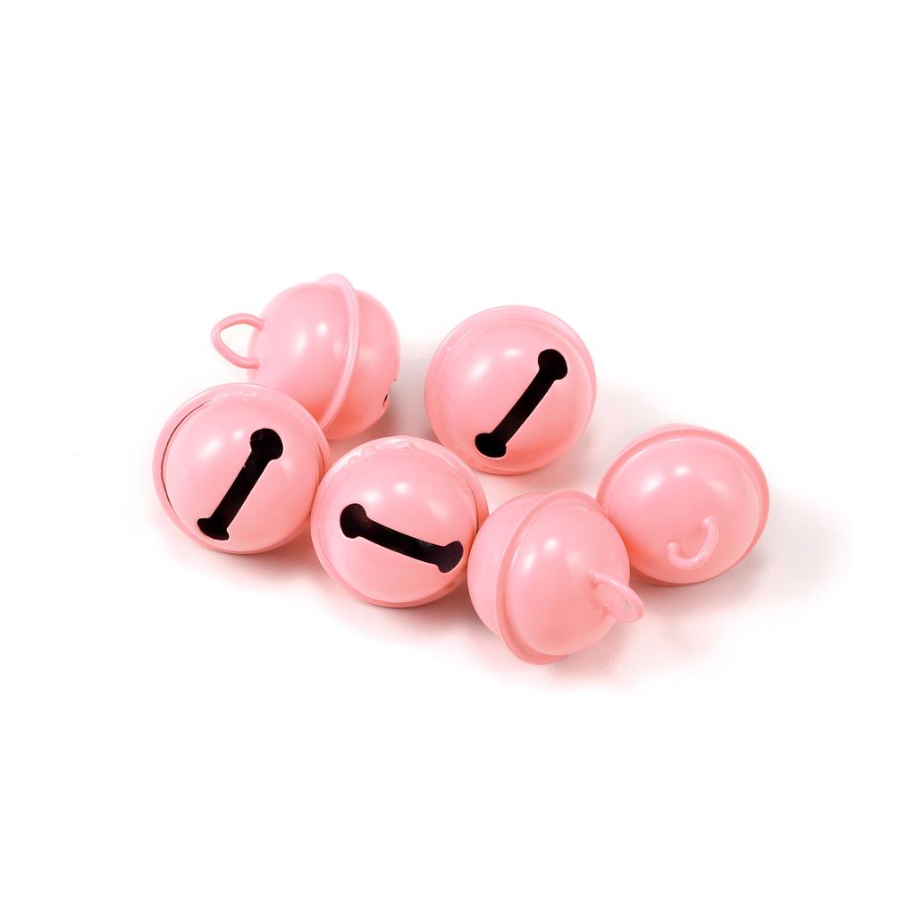 6Pcs Jingle Bells Aluminum Loose Beads Christmas Jingle Bell Pet Charm Bell Festival Party Decoration For DIY Making Supplies