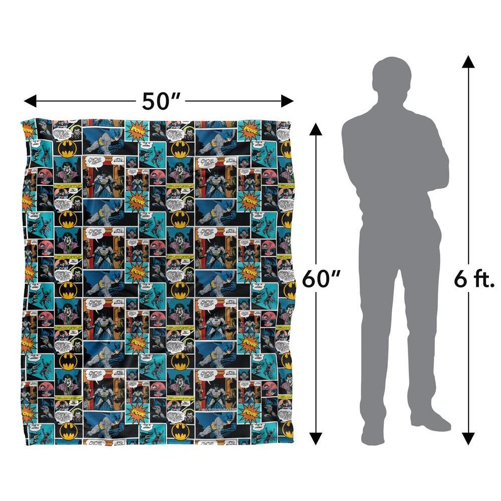 Batman Comic Collage Blanket