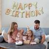 1 Set Happy Birthday Balloon Aluminum Foil Letter Shape Party Balloon Decoration for Birthday Celebration!