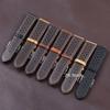 Ремешок из натуральной коровьей кожи 18 мм 20 мм 22 мм Ретро Мягкий Дышащий Наручный ремешок для Seiko для Samsung Galaxy Watch 6 5 4 Браслет