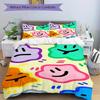 3pcs Abstract Art Bedding Set, Breathable and Soft, Suitable for Bedroom Decor (1*Duvet Cover + 1/2*Pillowcases, No Core) yy250821147