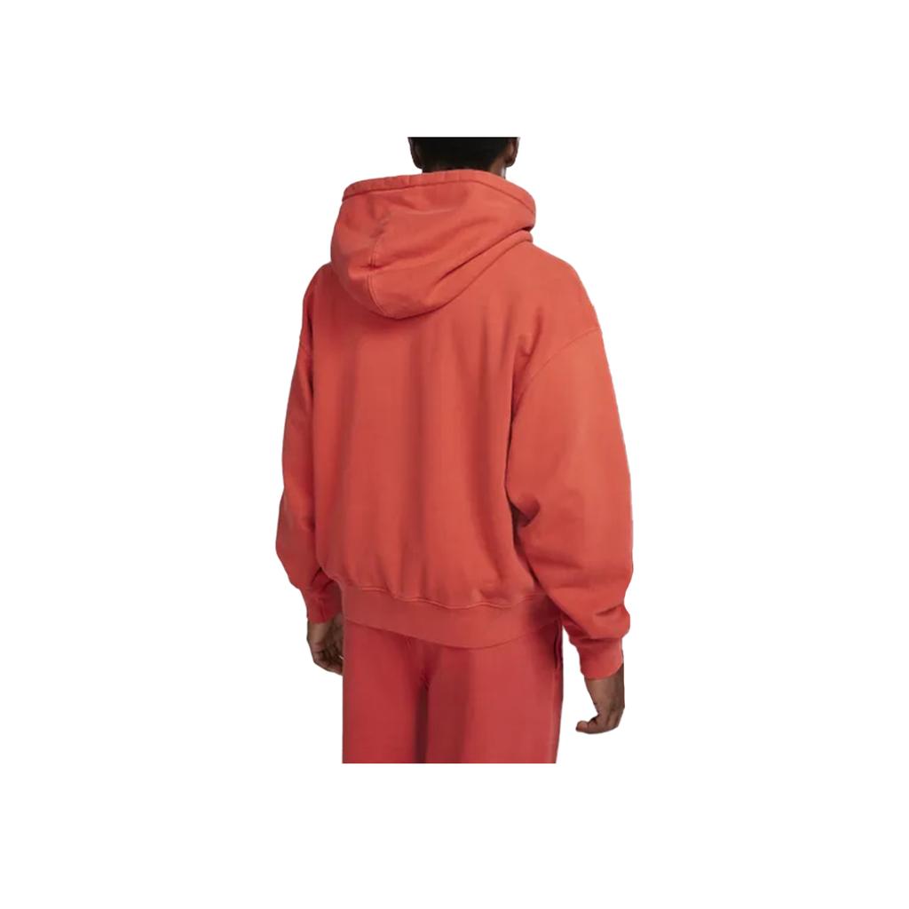 Nike X Stüssy Collaboration Повседневная спортивная флисовая толстовка с длинным рукавом унисекс толстовки красные FJ9162-642