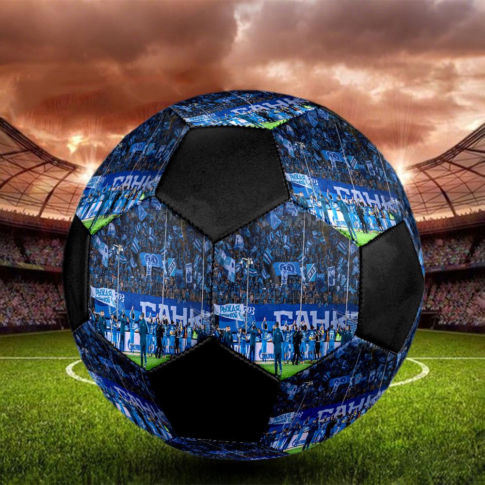 Zenit St Petersburg size5 Soccer Ball, colorful, suitable for all ages, machine-stitched, PVC material, competition grade,durable and high bounce