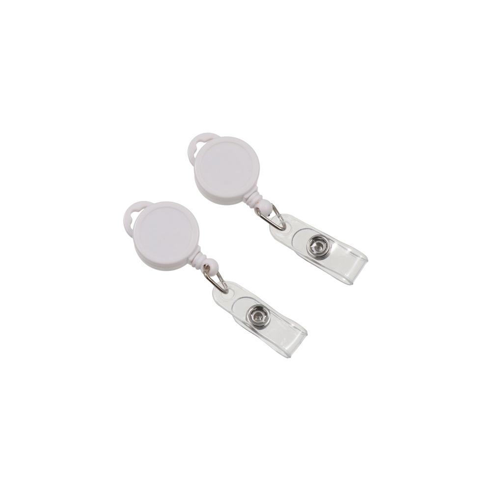 Бейджхолдер с клипсой и ретрактором для бейджа, защита от потери, легко вытягиваемая пряжка, школьные принадлежности