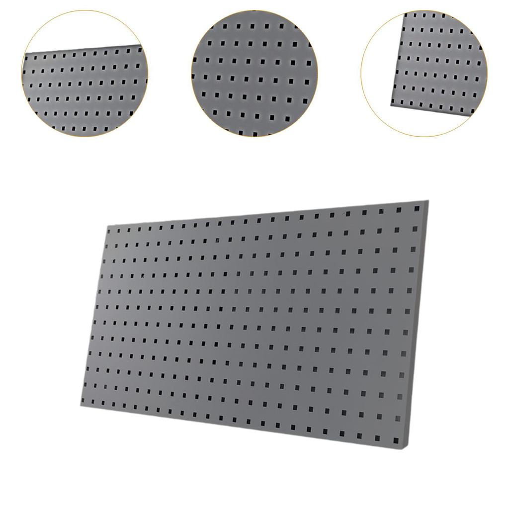 Настенный органайзер Pegboard, настенная панель Pegboard, металлическая, экономящая пространство, универсальная, 35,43 дюйма x 17,72 дюйма, организация гаража для мастерской