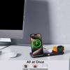 3 In 1 Magnetic Wireless Charger Stand For iPhone 15 14 13 Pro Max  Watch 8 7 6 Airpods Induction USB Fast Charging Station