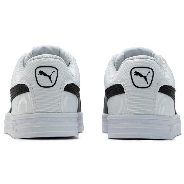 Puma Smash Vulc Retro Повседневные скейтбордические кроссовки Унисекс Белый Черный Обувь 'Белый Черный' 385554-01