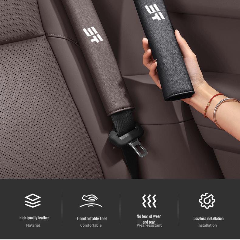 Защитная накладка на ремень безопасности автомобиля Jetour для ShanHai T1/T2/L6/L7/L9 - Противоудушающая, от натирания