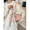 Bag Women's 2025 New Fashion Bow Underarm Bag Ice Cream Pink Girl Versatile Shoulder Handbag
