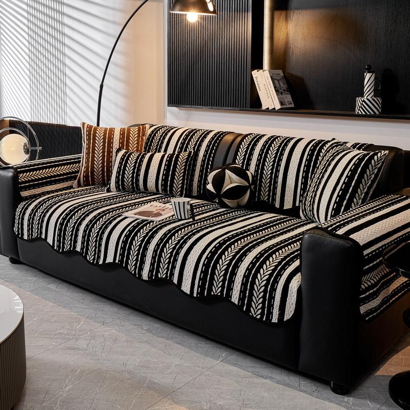 Premium Special-Shaped One-Piece Sofa Cushion Non-Slip Straight Row Sofa Cover Irregular Seat Cushion Anti-Cat Scratch Cover Cloth Towel