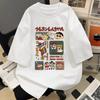 2025 Summer Crayon Shin-chan Cartoon Character T-shirt Harajuku Pattern Printing American Sexy Women's T-shirt