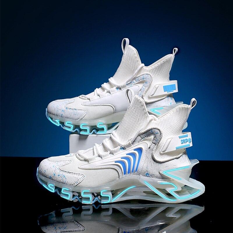 Мужские кроссовки для тенниса, роскошные дышащие повседневные туфли на шнуровке, кроссовки для баскетбола, модные нескользящие кроссовки для бега для мужчин