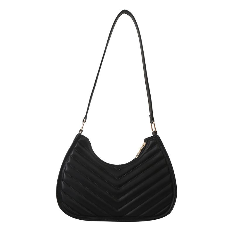 Сумка 2024 года, зимняя новая персонализированная нишевая сумка-полумесяц, простая повседневная сумка через плечо, модная ретро-сумка через плечо