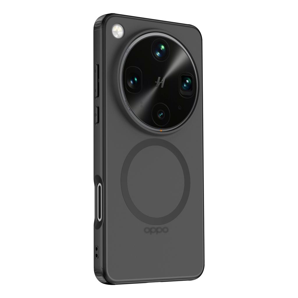 Чехол для OPPO Find X9 Ultra Жесткий ПК+ТПУ Прозрачный Матовый Акрил Защита от Отпечатков Пальцев Чехол для Телефона для OPPO Find X9Ultra Оболочка