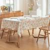 Waterproof Tablecloth Anti Oil Anti Scald Wash Free Cover Rural Style Small Fresh Tea Table Rectangular Dining Table Cloth