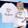 Женская футболка с коротким рукавом Sabrina Carpenter 2024