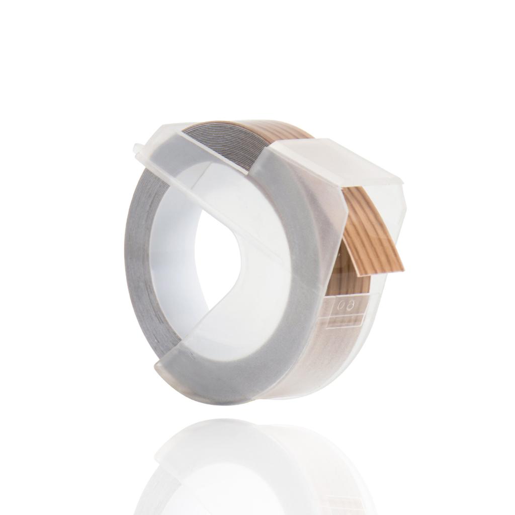 Запасная лента для 3D-пластмассового тиснения этикеток для устройства для изготовления этикеток DYMO 12965 1610 с 3/8 дюйма * 9,8 футов, 1 шт.