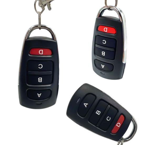 Универсальный пульт дистанционного управления для гаражных ворот, брелок 433 МГц, простой в использовании, со световым индикатором, замена пульта дистанционного управления для гаражных ворот