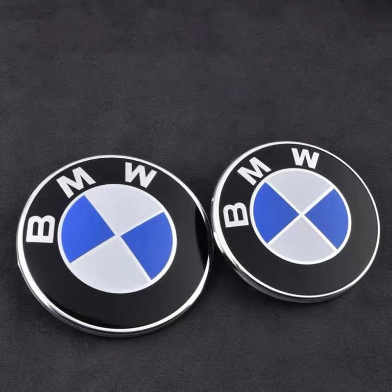 2026 Hot 1Pcs 74/82mm Auto Car Styling Emblem Badge Front Rear Trunk Logo Sticker For BMW E46 E39 E38 E90 E60 F10 F30 Z3 Z4 X1 X3 X5 X6
