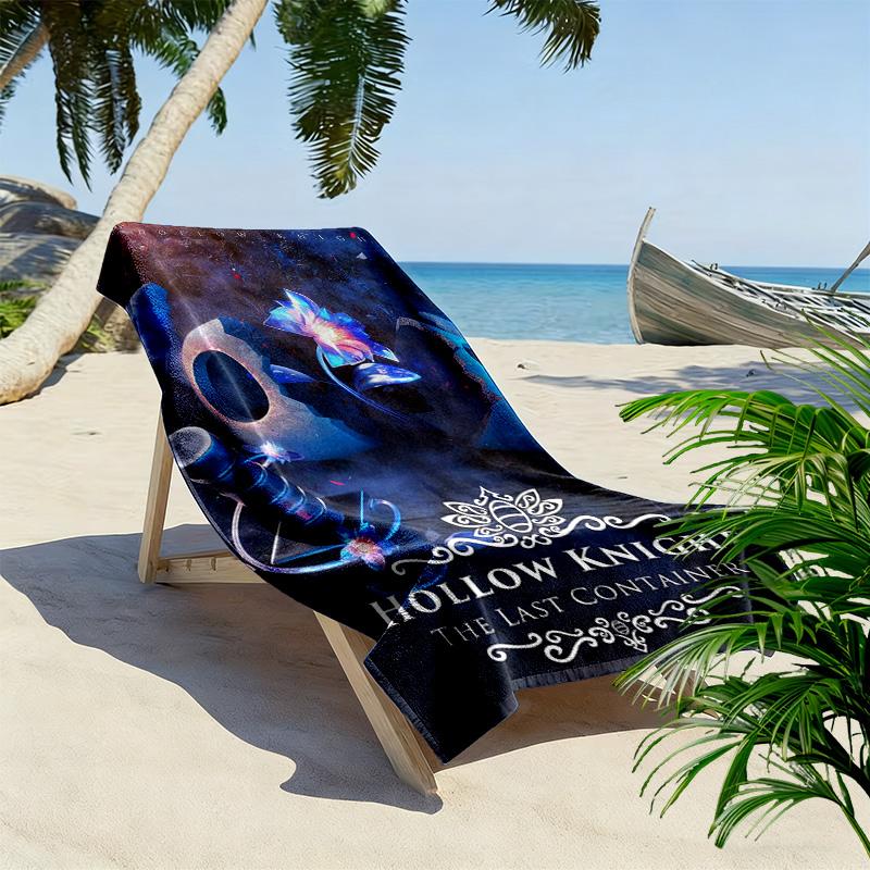 Hollow Knight: Last Contender beach towel beach Outdoor camping swim Absorbent bath towel Outdoor pool towel Travel and vacation towels Fashion