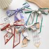 Thin Narrow Long Scarf Spring Autumn Bag Waist Belt Ribbon Hair Tie Scrunchies Headband Scarves Neck Wraps Neckerchief Headscarf