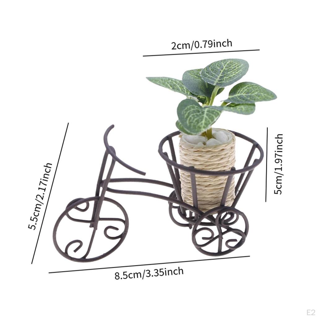Миниатюрный кукольный домик Растение 1:12 масштабный искусственный бонсай крошечный искусственный зеленый декоративный мини