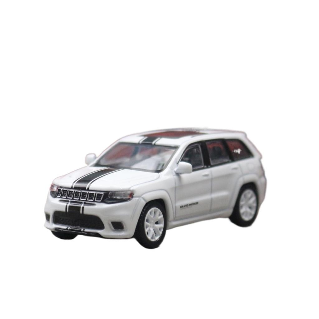 1/64 Jeep Grand Cherokee Trackhawk Miniature 1:64 JKM Toy Car Model SUV Sport Vehicle Free Wheels Diecast Metal Collection Gift