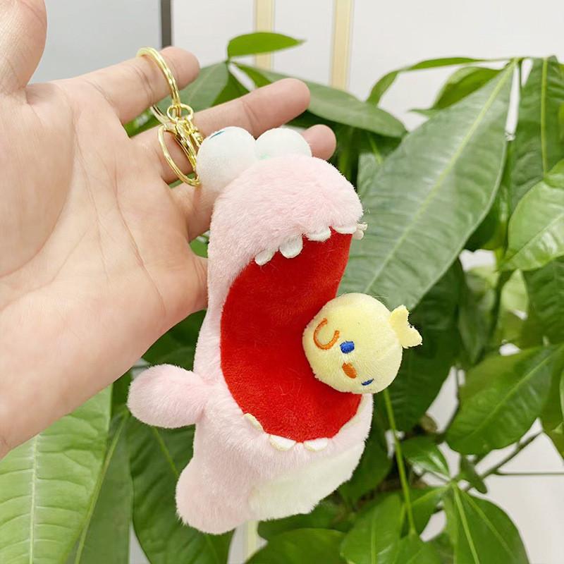 Cute Cartoon Animal Plush Keychain Figures Featuring Colorful Bears And Dogs
