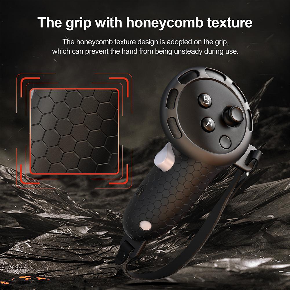 Silicone Controller Extended Grips Cover Non Slip for Quest 3S Quest 3 Easy Install Remove Suitable Gaming Movies Fitness