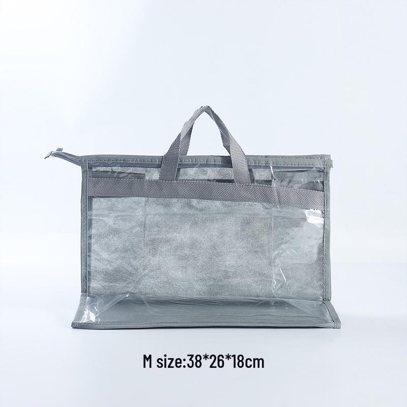 PVC Transparent Dust Cover for Hanging Handbag Storage - Waterproof Leather Bag Protector