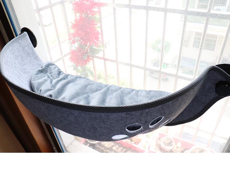 Cat Hammock Window Sill Bed with Suction Cups - Pet Balcony Perch