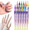 12Pcs Nail Art Pens 3D Quick Dry 0.5MM DIY Gel Nail Art Acrylic Paint