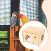 Wooden Bird House for Inside Cage Nest Resting Place Hut Wood Parakeet Nesting Box Parrot