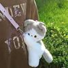 Cat Cartoon Rabbit Plush Bag Girls Cute Soft Polyester Crossbody Small Purse