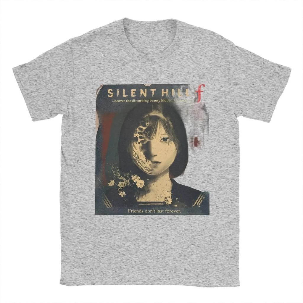Топ Модные Футболки Горячая Новинка Игра Ужасов Silent Hill F Футболки Хинако Симидзу Хлопковая Одежда Хлопок Самые Продаваемые Круглый Вырез мягкий