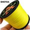 GHOTDA 300M Braided Fishing Line 4 Strand PE Line Braid Multifilament Fishing Line 10 12 18 28 35 40 50 60 80 100 120LB