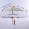 Vintage 26/31/43/53cm Lace Parasol Umbrella Embroidery Cotton Lace Flower Girl Umbrella Kids Sun Umbrella Wedding Decoration