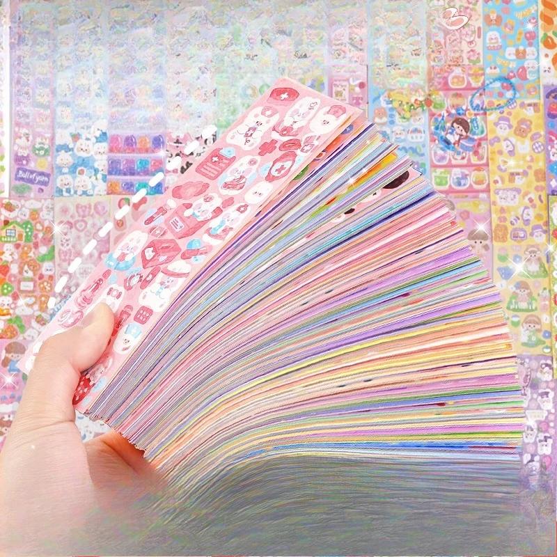 20Sheet Stickers for Students Kpop Pretty Aesthetic Cute Set Pack DIY Decor Stationery Scrapbooking