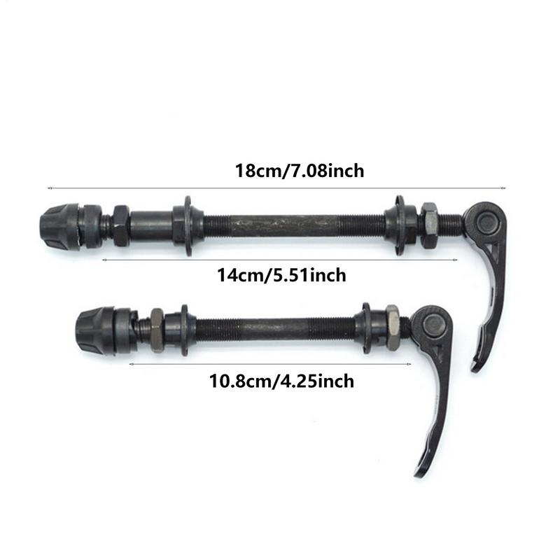 1 Set MTBs Bike Axles Front Rear Quick Release Skewers Tools With 25mm 1/4 Hub Bearings For 6 7 8 Speed Universal Bicycle Parts
