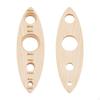 2x Doll Eye Auxiliary Tools Wood Eyeball Gauge Boards for Stuffed Animals Professional Insertion