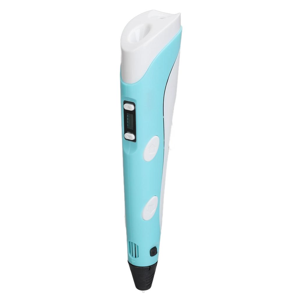 3D Printing Pen Kit with 20Pcs 3 Meter PLA Filaments 5V Kids 3D Print Pen for DIY Art Crafts Blue