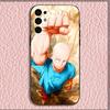 Чехол для телефона One P-Punch Man Saitama для Samsung S25, S24, S21, S22, S23, S30, Ultra, S20, Plus, Fe, Lite, Note, 10, 9, 5G Черный