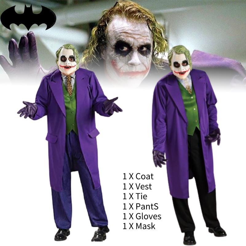 Popular Joker Cosplay Costume For Halloween And Anime Conventions