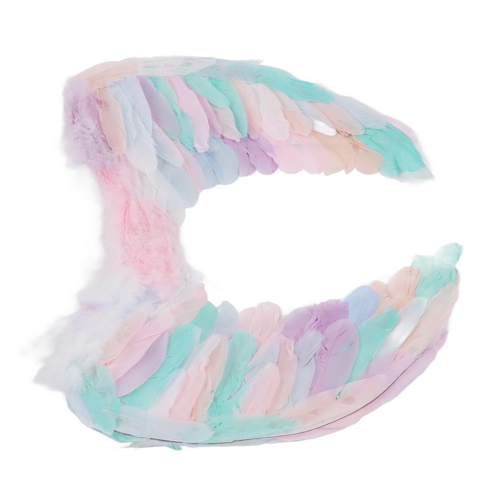 Красочные крылья ангела, легкие, изысканные, искусственные крылья ангела для вечеринки на Хэллоуин