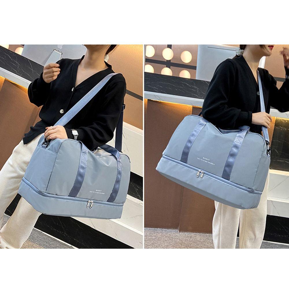 Расширяемая спортивная сумка с отделением для обуви, сумка для ночных сумок, износостойкая сумка-тоут для спорта