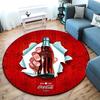 Christmas Gift Halloween Theme Bear Truck Coca Cola Round Carpet Soft Home Decoration Corridor Table and Chair Anti slip Outdoor Floor Mat Carpet H27